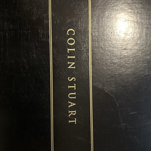 Black leather pointed toe stilettos size 6 1/2 - Picture 3 of 6